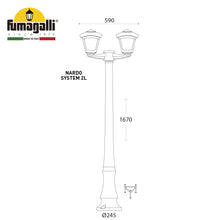 Load image into Gallery viewer, DANILO Post / ROBY Square Lantern 2L