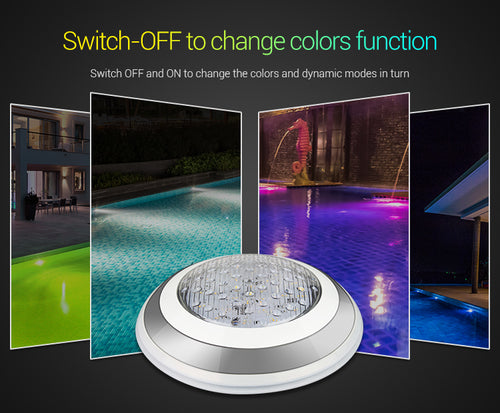 27W RGB+CCT PAR56 LED Wall-Mounted Flat U/W Light