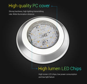 15W RGB+CCT PAR56 LED Wall-Mounted Flat U/W Light