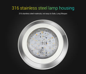 15W RGB+CCT PAR56 LED Wall-Mounted Flat U/W Light