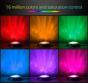 15W RGB+CCT PAR56 LED Wall-Mounted Flat U/W Light