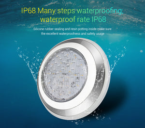 27W RGB+CCT PAR56 LED Wall-Mounted Flat U/W Light