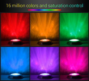 27W RGB+CCT PAR56 LED Wall-Mounted Flat U/W Light