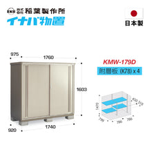 &lt;tc&gt;將圖片載入圖庫檢視器 &lt;tc&gt;INABA 日本製隔熱構造儲物櫃 - KMW-179D&lt;/tc&gt;&lt;/tc&gt;
