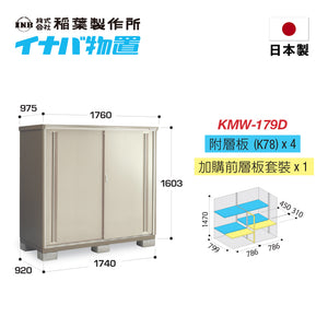 <tc>INABA 日本製隔熱構造儲物櫃 - KMW-179D</tc>